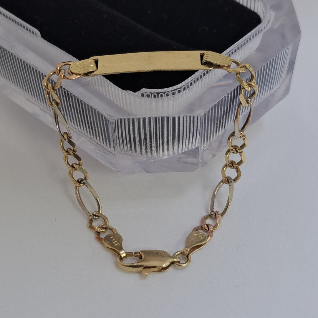 ESCLAVA ORO 14 K 3.8 GRMS (SEMINUEVO)