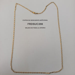 CADENA ORO 10 K 4.9 GRMS (SEMINUEVO)