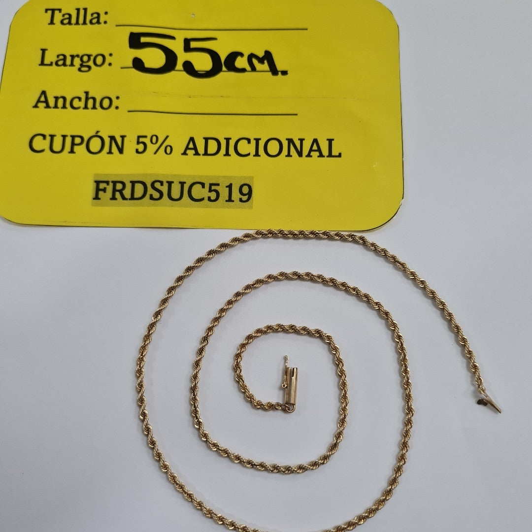 CADENA ORO 14 K 14.6 GRMS (SEMINUEVO)