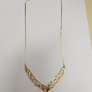 GARGANTILLA ORO COMBINADO 14 K 8,90 GRMS (SEMINUEVO)