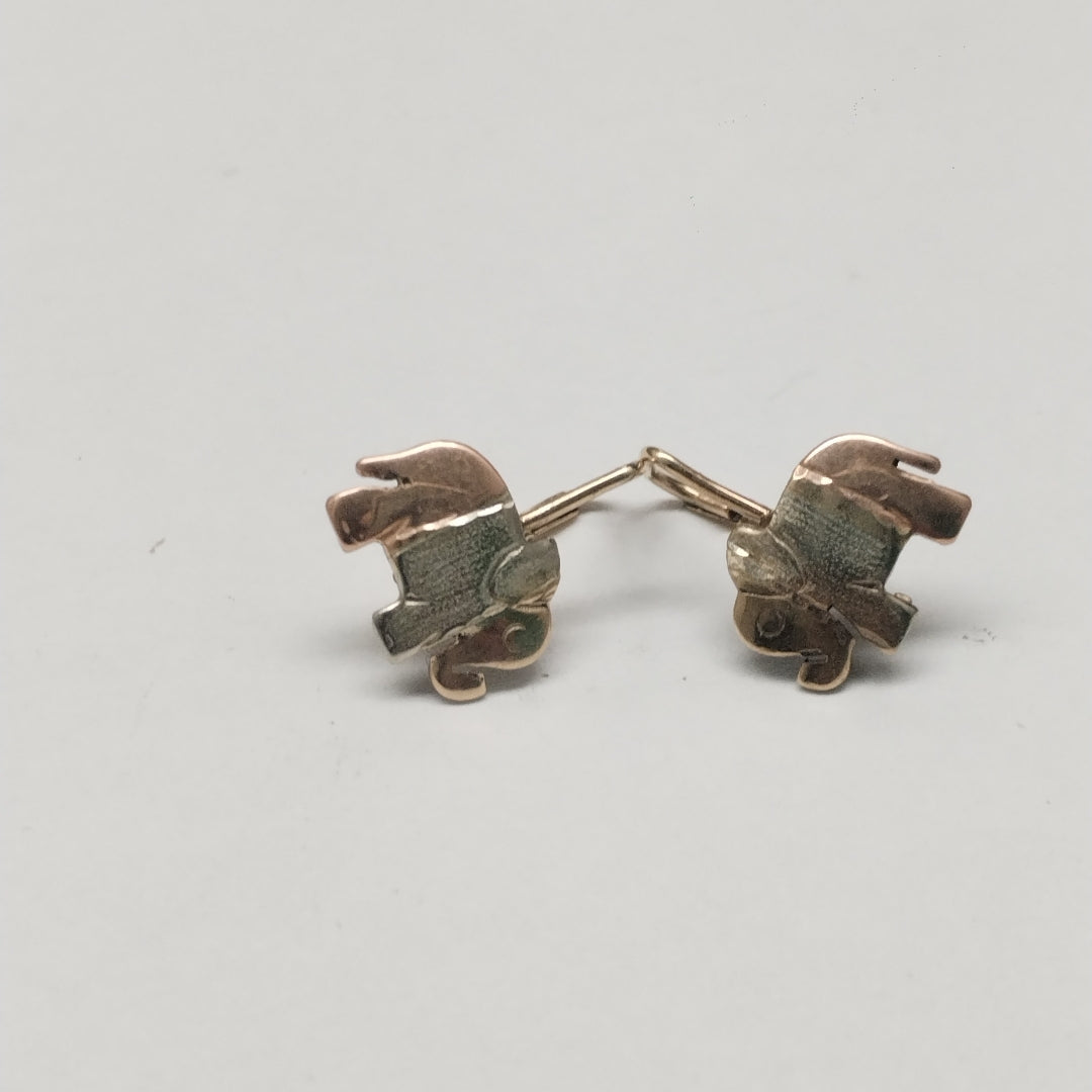 ARETES PAR ORO 10 K 1.5 GRMS (SEMINUEVO)