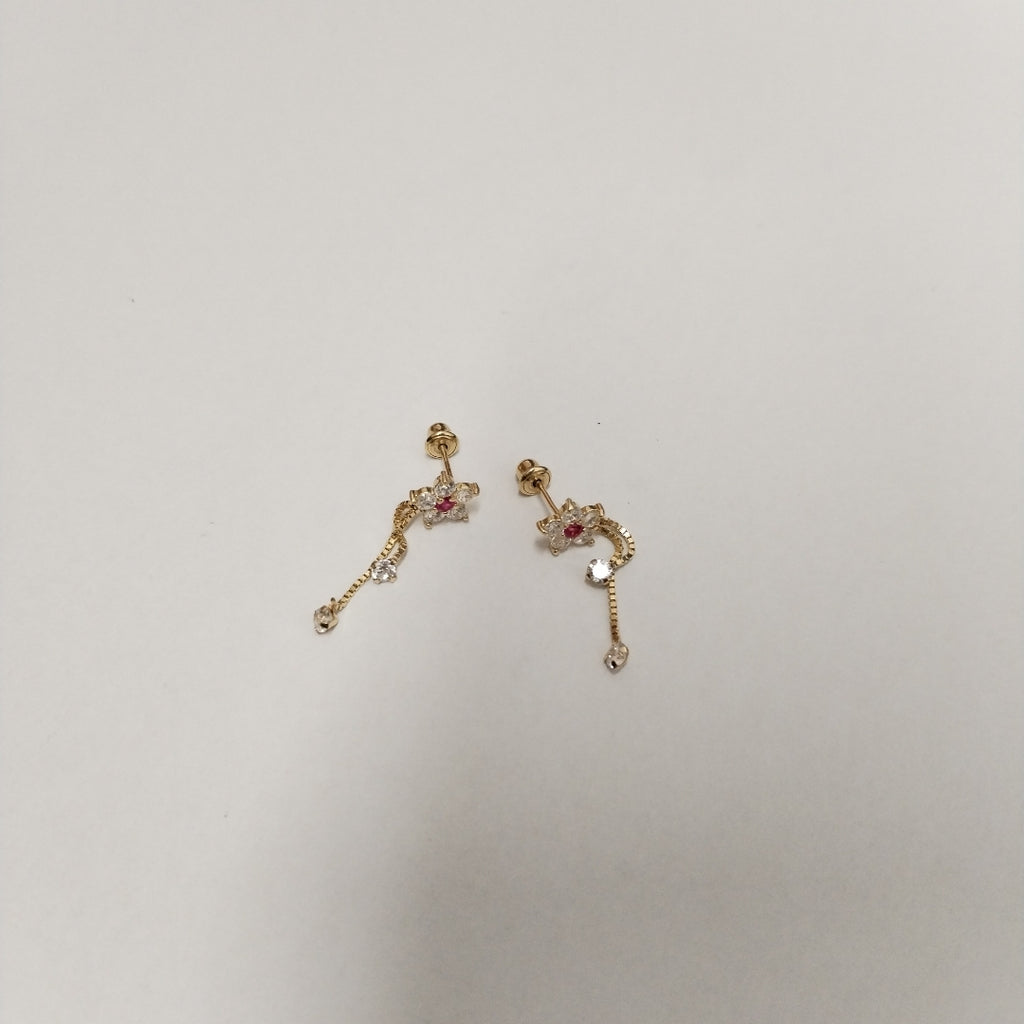 BROQUELES PAR ORO 14 K 1 GRMS (SEMINUEVO)