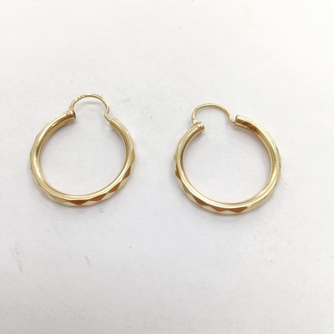 ARRACADAS PAR ORO 14 K 2,10 GRMS (SEMINUEVO)