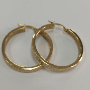 ARRACADAS PAR ORO 14 K 2.5 GRMS (SEMINUEVO)