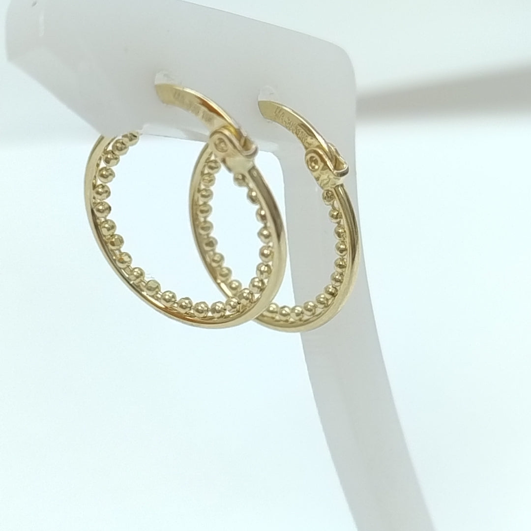 ARRACADAS ORO 14K 1.7 (NUEVO)