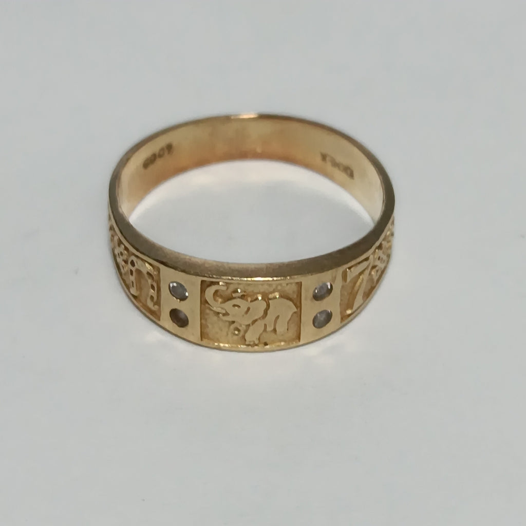 ANILLO ORO 10 K 2,50 GRMS (SEMINUEVO)