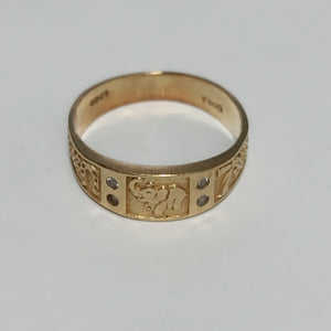ANILLO ORO 10 K 2,50 GRMS (SEMINUEVO)