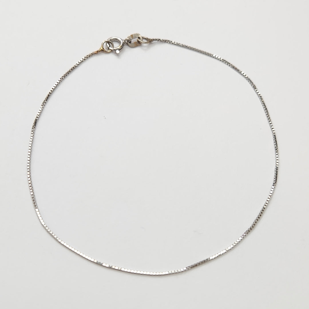 PULSERA ORO, ORO BLANCO 14 K 0.5 GRMS (SEMINUEVO)