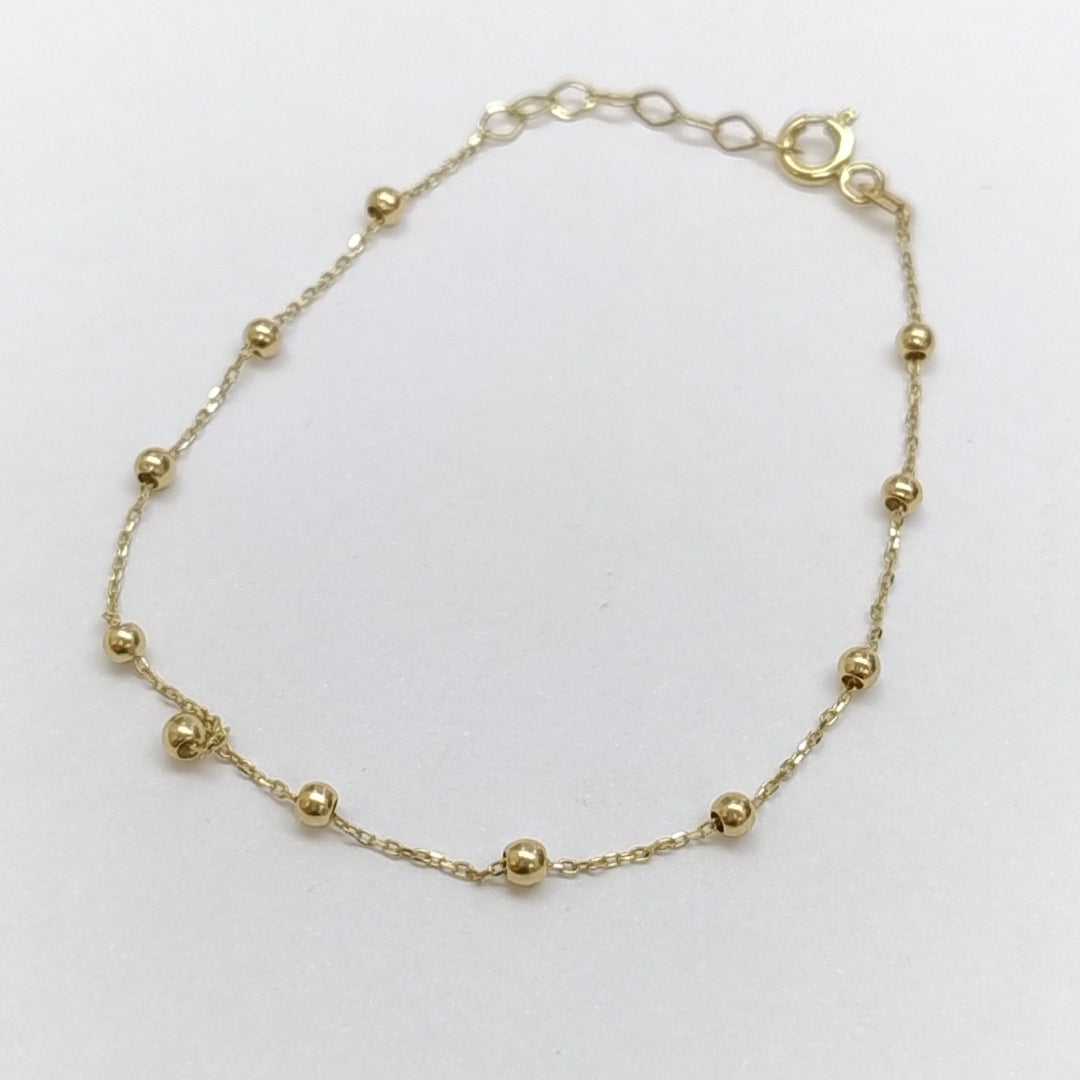 PULSERAS DAMA ORO 14K 1.1 (NUEVO)