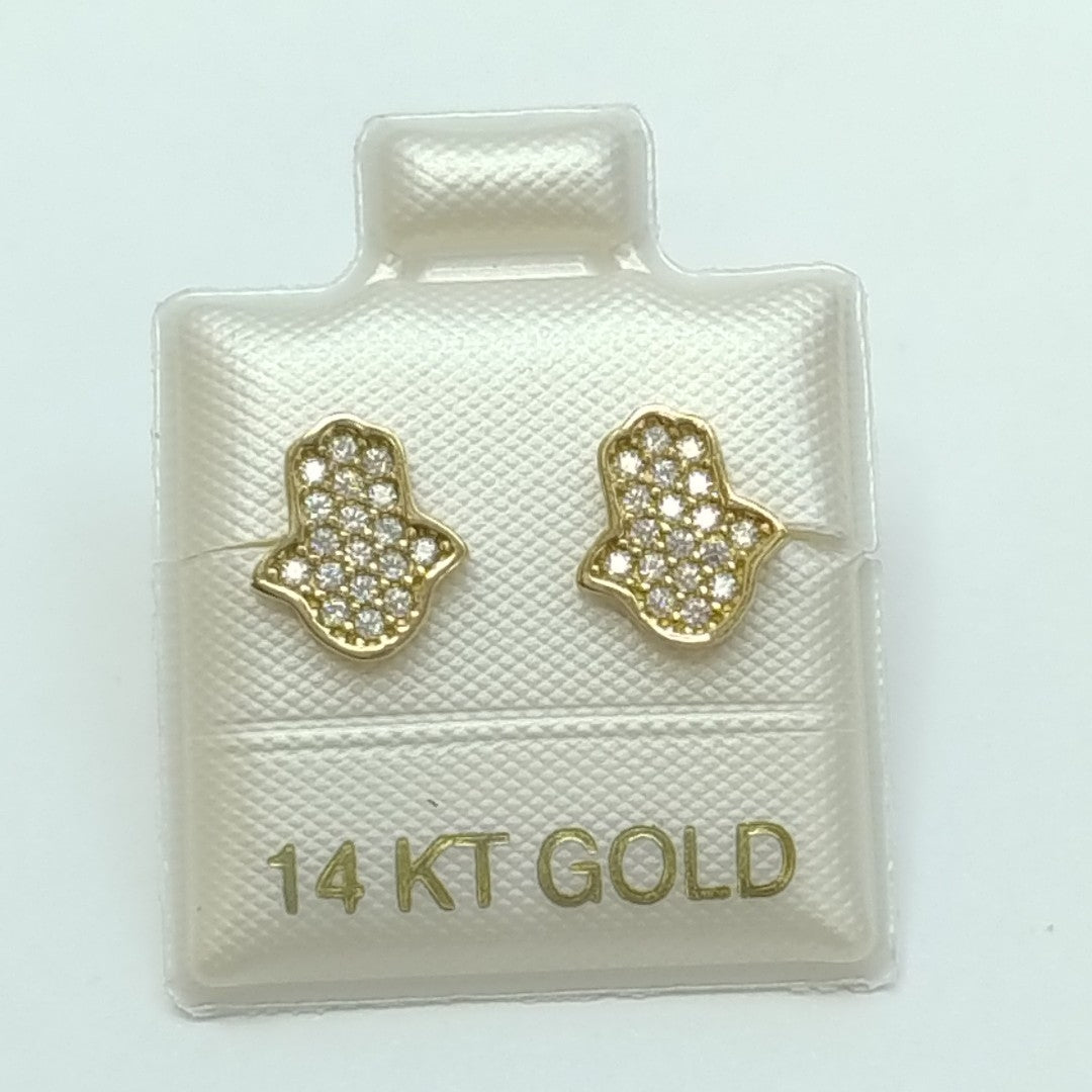 BROQUELES ORO 14K 1.3 (NUEVO)