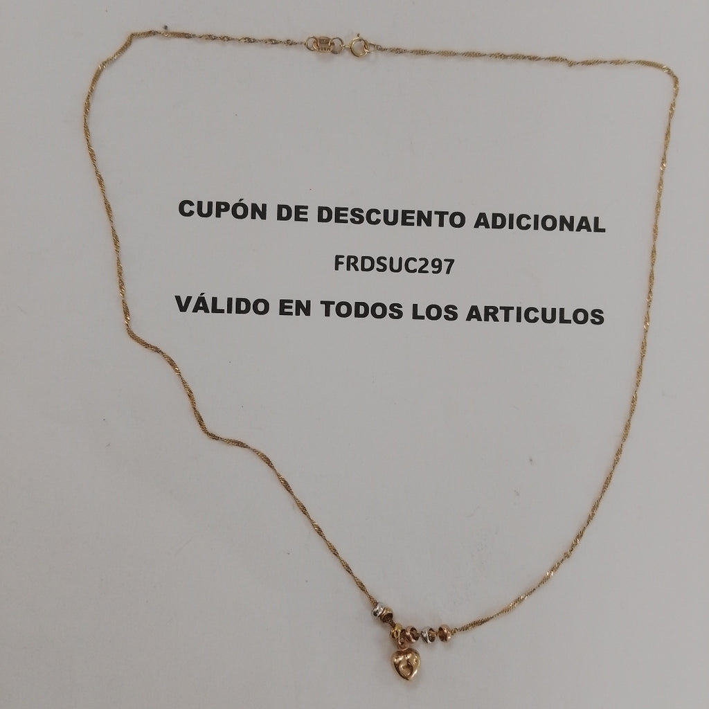 CADENA ORO 10 K 1.4 GRMS (SEMINUEVO)