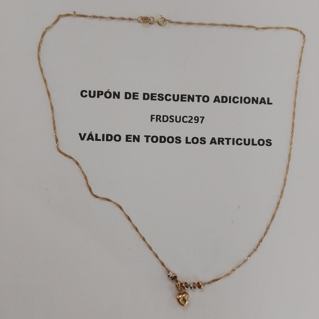 CADENA ORO 10 K 1.4 GRMS (SEMINUEVO)