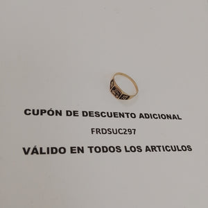 ANILLO DE GRADUACIÓN ORO 8 K 1.2 GRMS (SEMINUEVO)