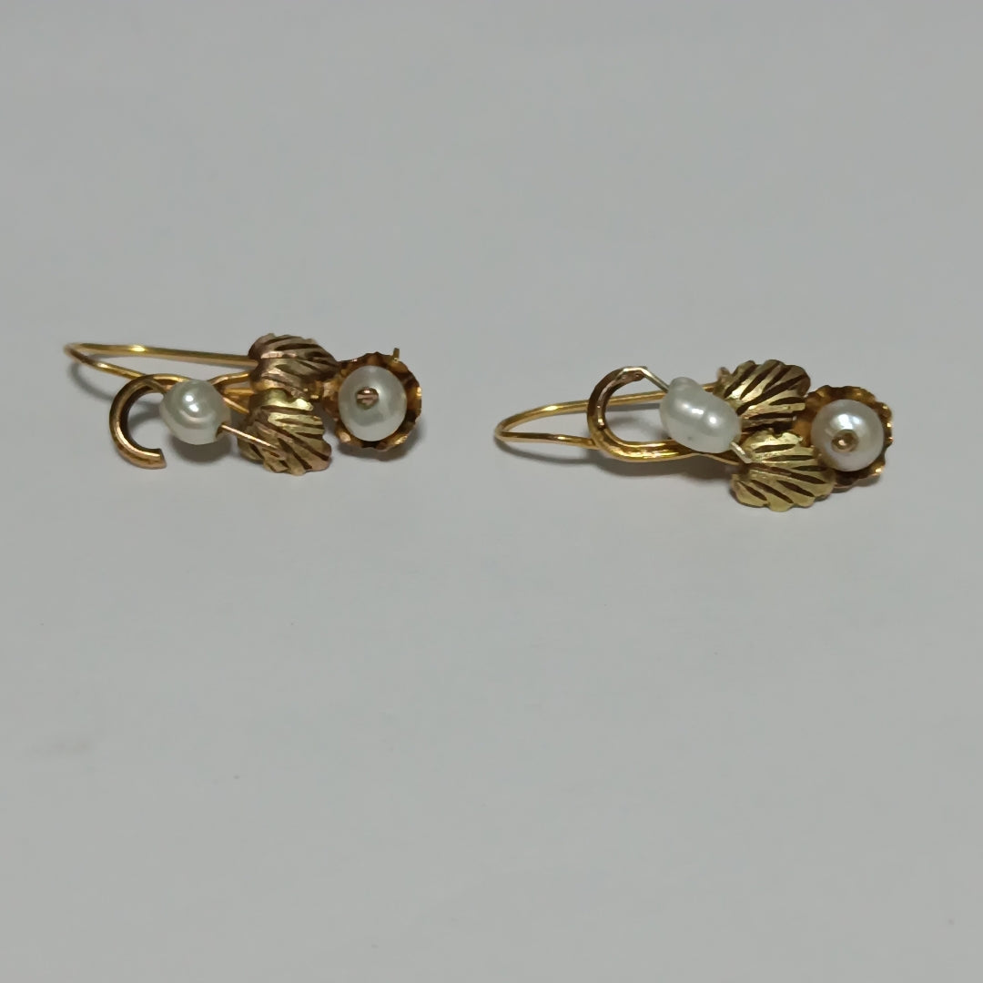 ARETES PAR ORO 10 K 1.5 GRMS (SEMINUEVO)
