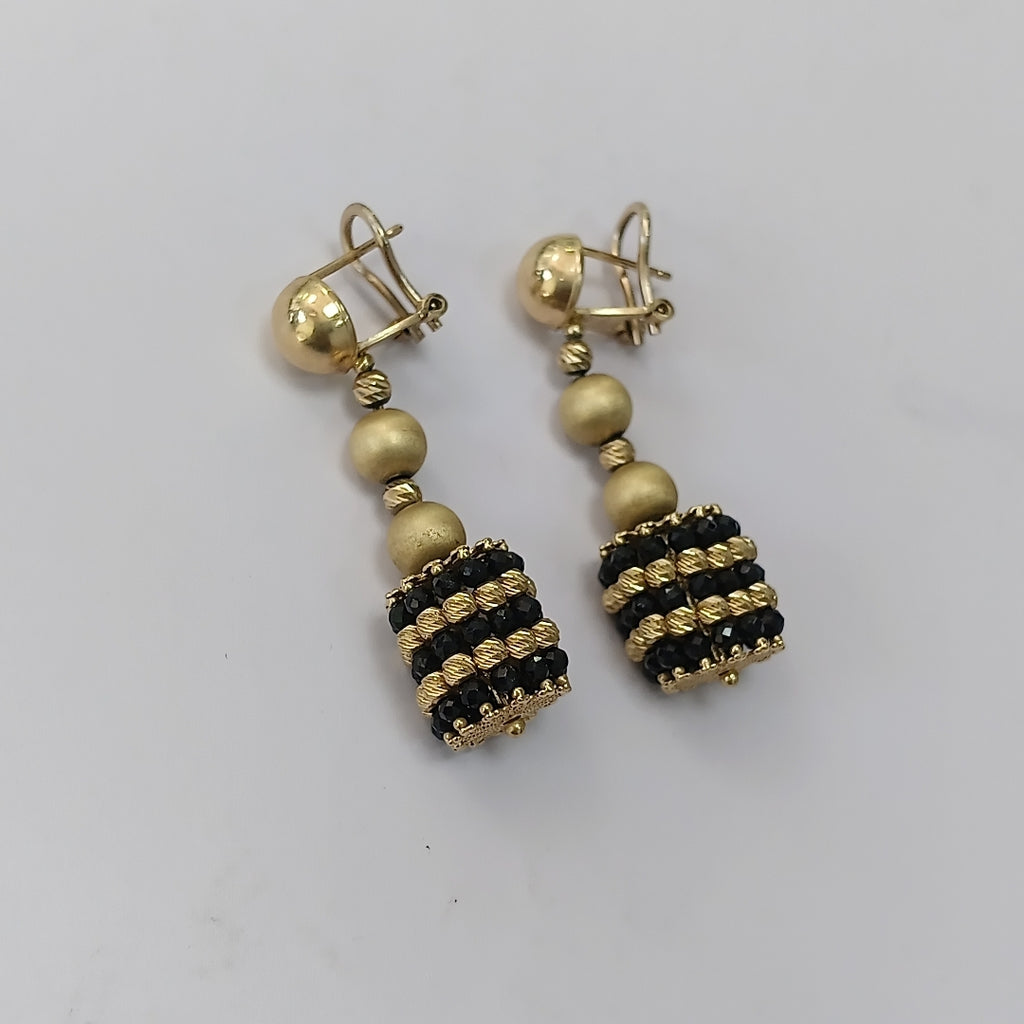 ARETES PAR ORO 14 K 7.7 GRMS (SEMINUEVO)