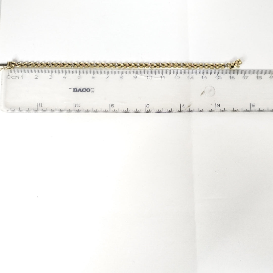 PULSERA ORO, ORO COMBINADO 14 K 5.7 GRMS (SEMINUEVO)