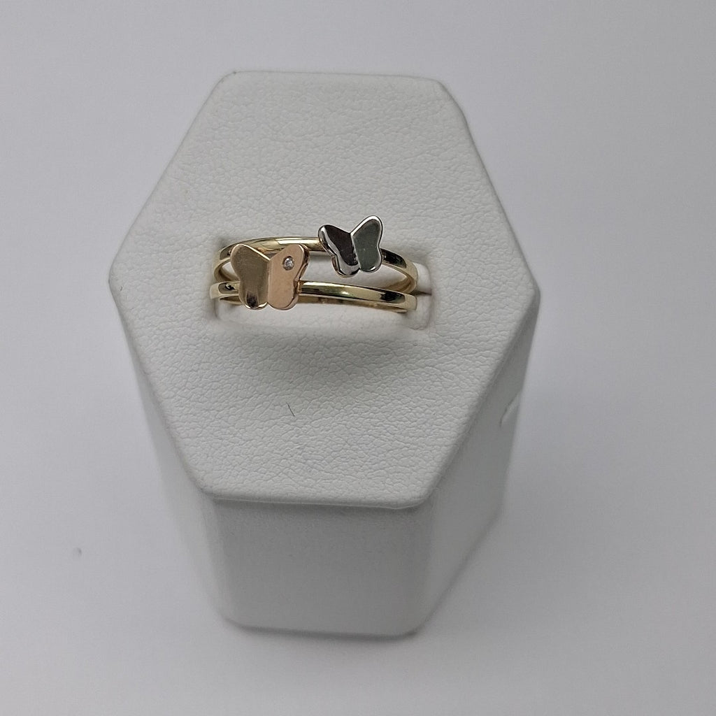 ANILLOS DAMA ORO 14K 2 (NUEVO)