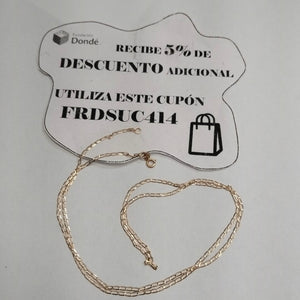 CADENA ORO 10 K 1.4 GRMS (SEMINUEVO)