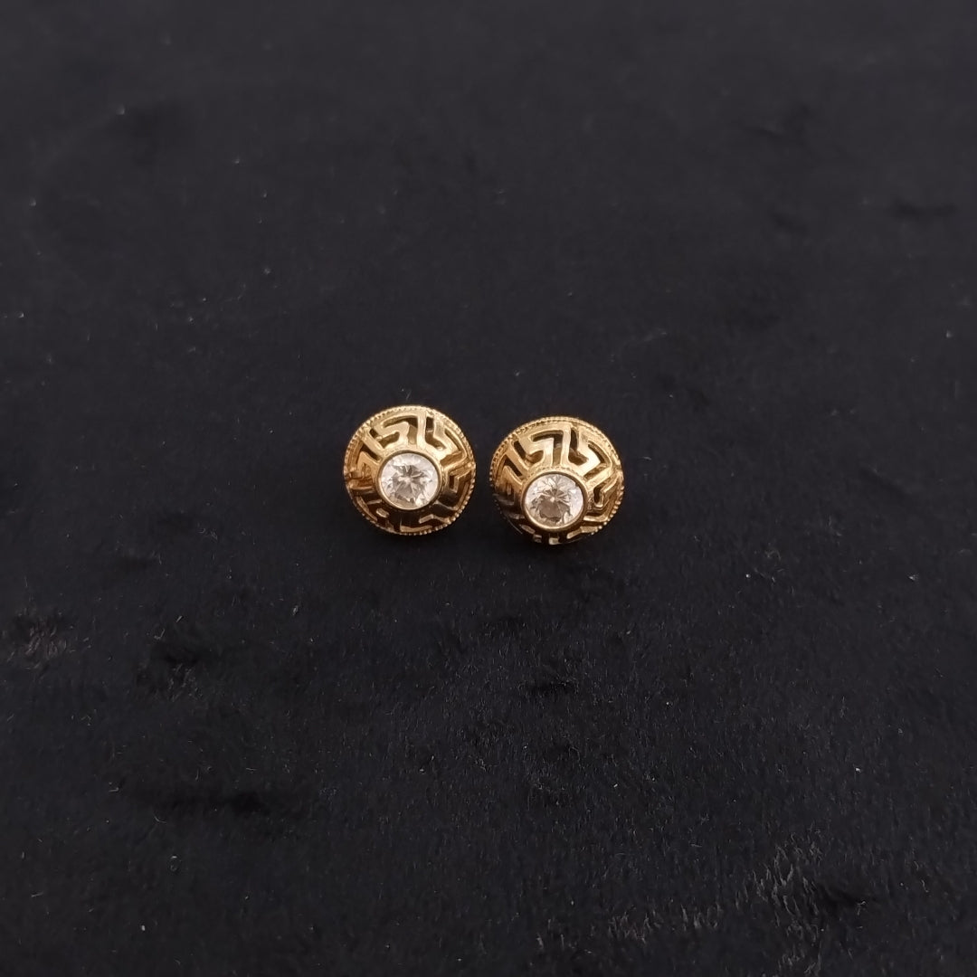 ARETES PAR ORO 8 K 1.8 GRMS (SEMINUEVO)
