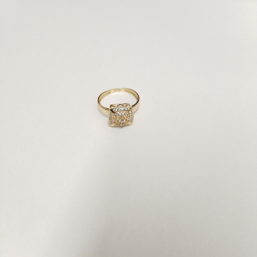 ANILLITO, ARRACADAS PAR ORO 14 K 2.1 GRMS (SEMINUEVO)