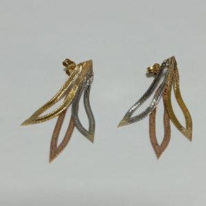 BROQUELES PAR ORO 14 K 2.5 GRMS (SEMINUEVO)