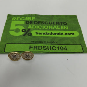 ARETES PAR ORO 14 K 3,40 GRMS (SEMINUEVO)