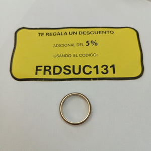 ARGOLLA ORO 10 K 6.3 GRMS (SEMINUEVO)