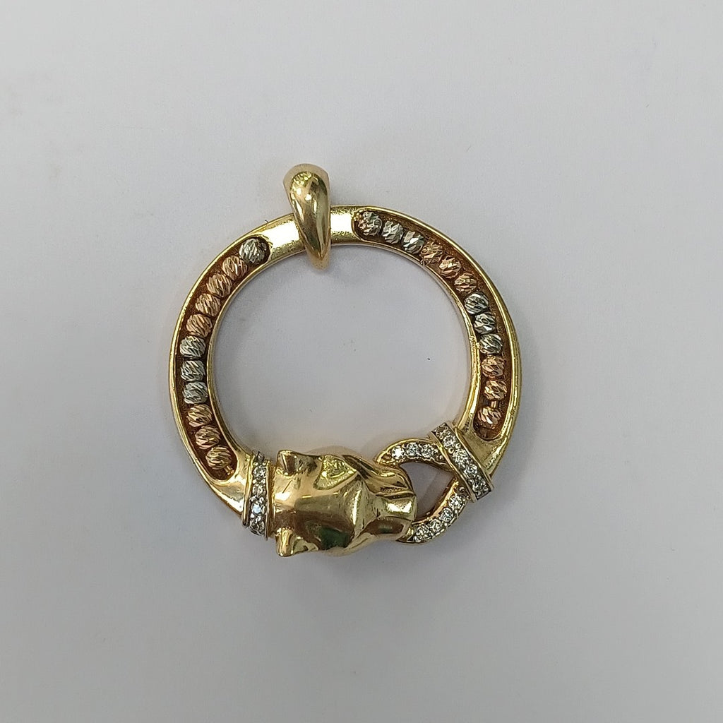 DIJE ORO, ORO COMBINADO 14 K 6.5 GRMS (SEMINUEVO)