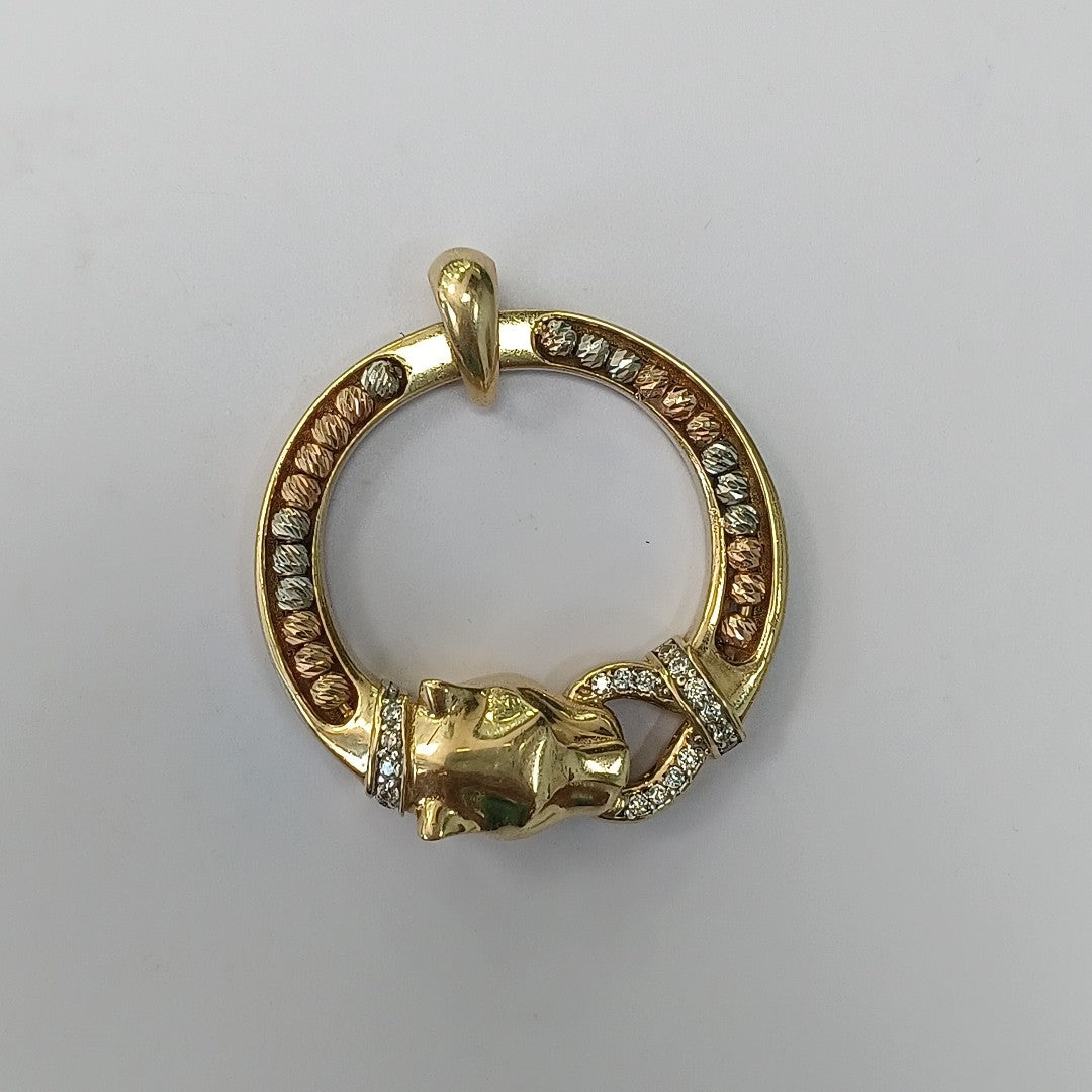 DIJE ORO, ORO COMBINADO 14 K 6.5 GRMS (SEMINUEVO)