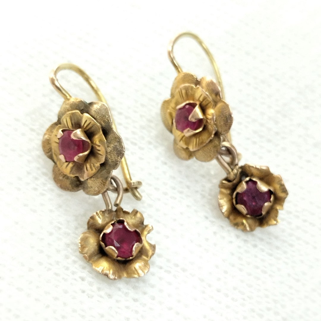 ARETES PAR ORO 10 K 2.8 GRMS (SEMINUEVO)