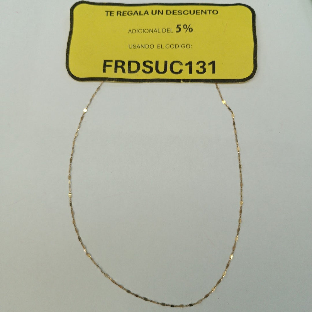 CADENA ORO 10 K 0.8 GRMS (SEMINUEVO)