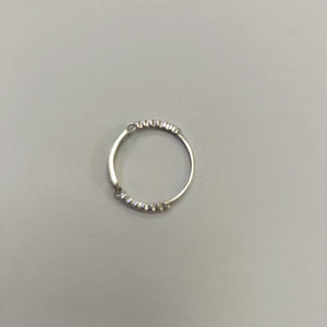 ANILLITO ORO BLANCO 14 K 1 GRMS (SEMINUEVO)