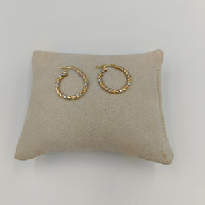 ARRACADAS ORO 14K 1.5 (NUEVO)