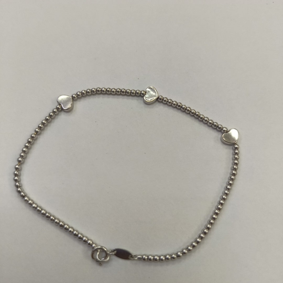 PULSERA ORO BLANCO 14 K 3.5 GRMS (SEMINUEVO)