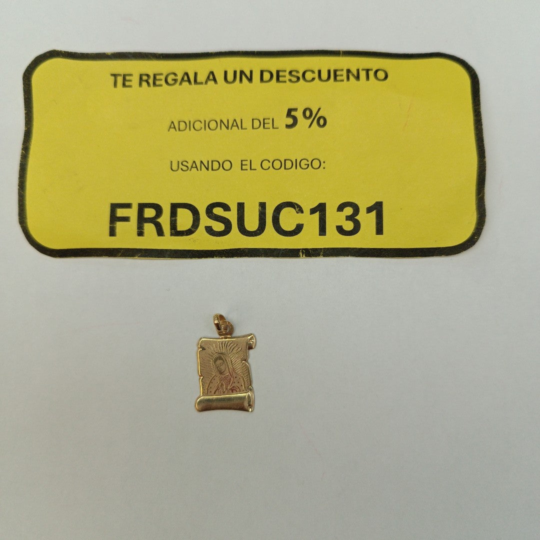 MEDALLA RELIGIOSA ORO 14 K 1 GRMS (SEMINUEVO)