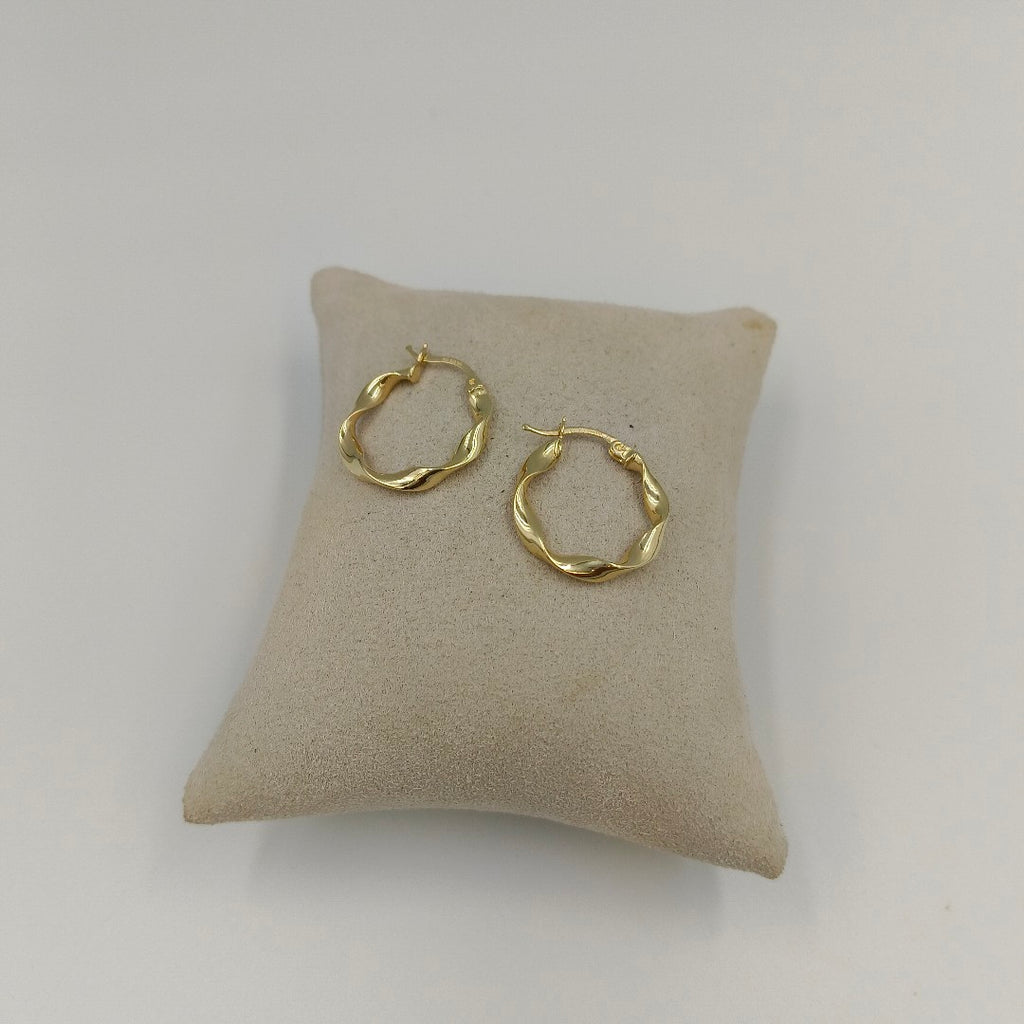 ARRACADAS ORO 14K 1.5 (NUEVO)