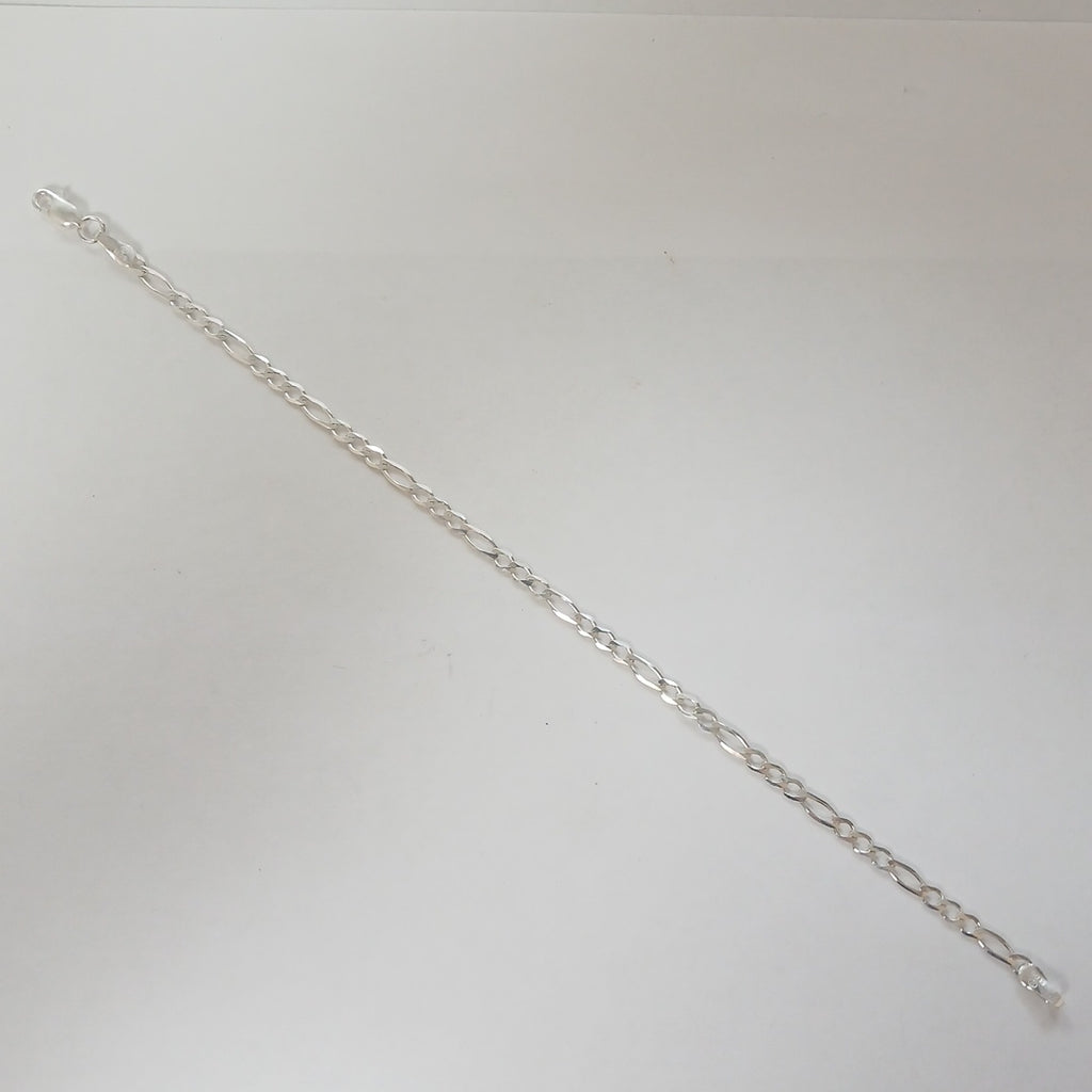 PULSERA TEJIDO 3X1 PLATA .925 21 CM 3.2 GR (NUEVO)