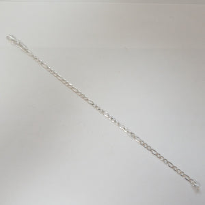 PULSERA TEJIDO 3X1 PLATA .925 21 CM 3.2 GR (NUEVO)