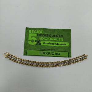 PULSERA ORO,ORO BLANCO 14 K 23,00 GRMS (SEMINUEVO)