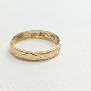 ARGOLLA ORO 10 K 1.2 GRMS (SEMINUEVO)
