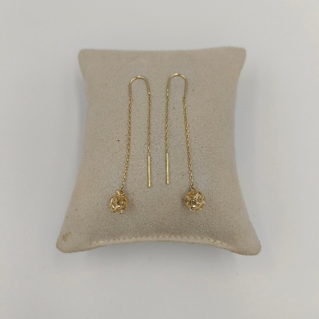 BROQUELES ORO 14K 1.6 (NUEVO)
