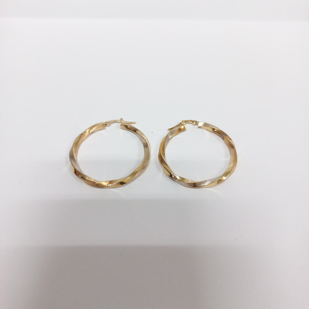 ARRACADAS PAR ORO 14 K 2,40 GRMS (SEMINUEVO)