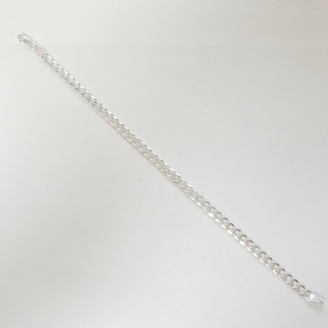 PULSERA BARBADA PLATA .925 21 CM 7.13 GR (NUEVO)