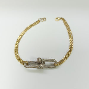 PULSERA ORO 14 K 8.9 GRMS (SEMINUEVO)