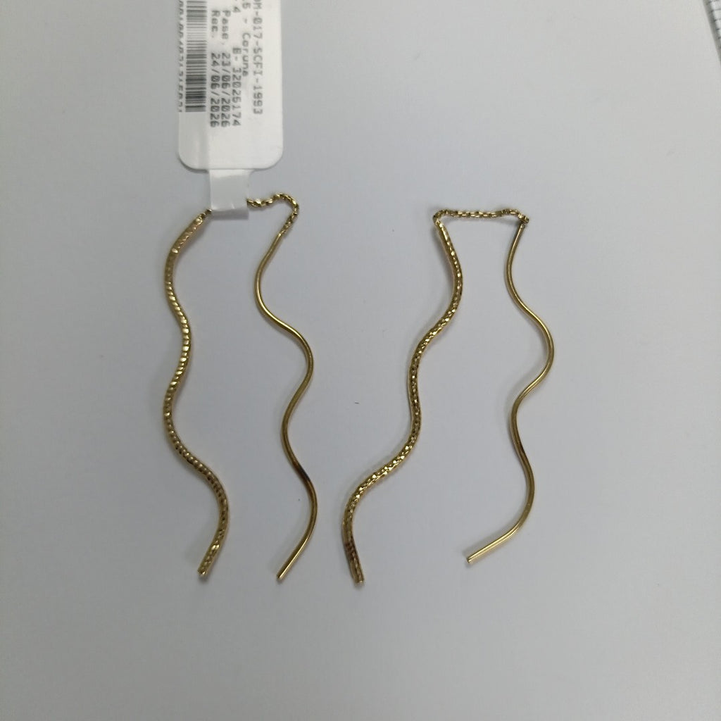 ARETES PAR ORO 14 K 2.4 GRMS (SEMINUEVO)