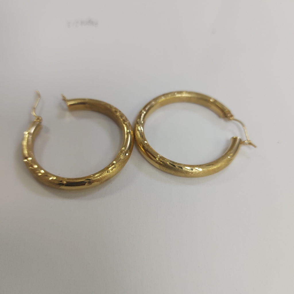 ARRACADAS PAR ORO 10 K 3,90 GRMS (SEMINUEVO)