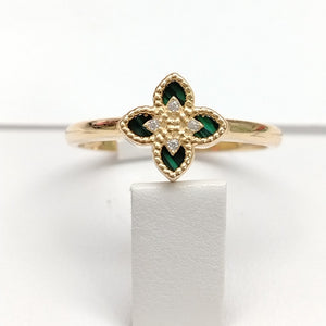 ANILLOS DAMA ORO 14K 2 (NUEVO)