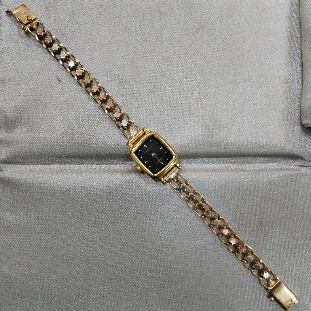 RELOJ CAJA ACERO PULSO ORO ORO 10 K 18.2 GRMS (SEMINUEVO)