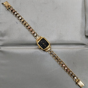 RELOJ CAJA ACERO PULSO ORO ORO 10 K 18.2 GRMS (SEMINUEVO)