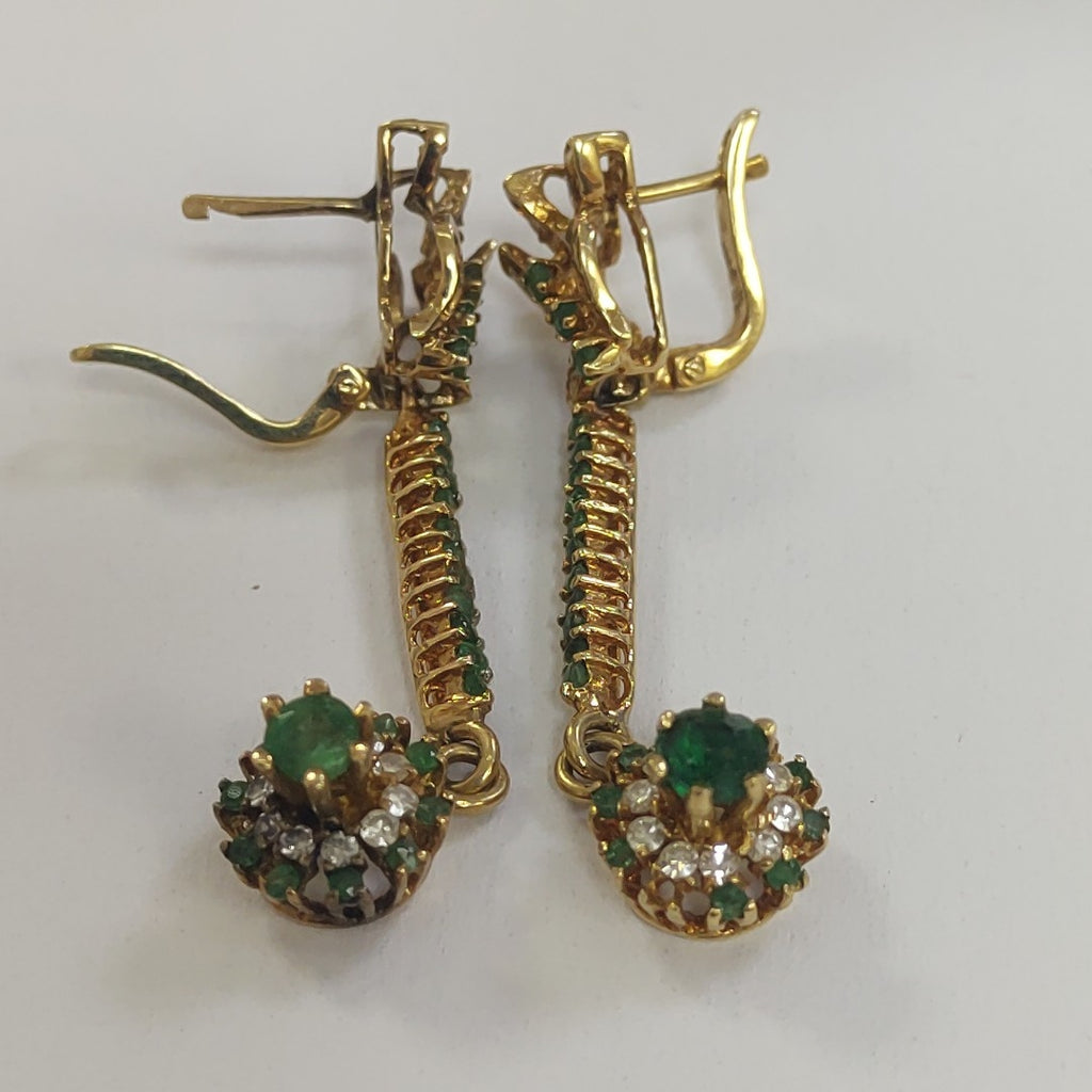 ARETES PAR ORO 14 K 7,80 GRMS (SEMINUEVO)